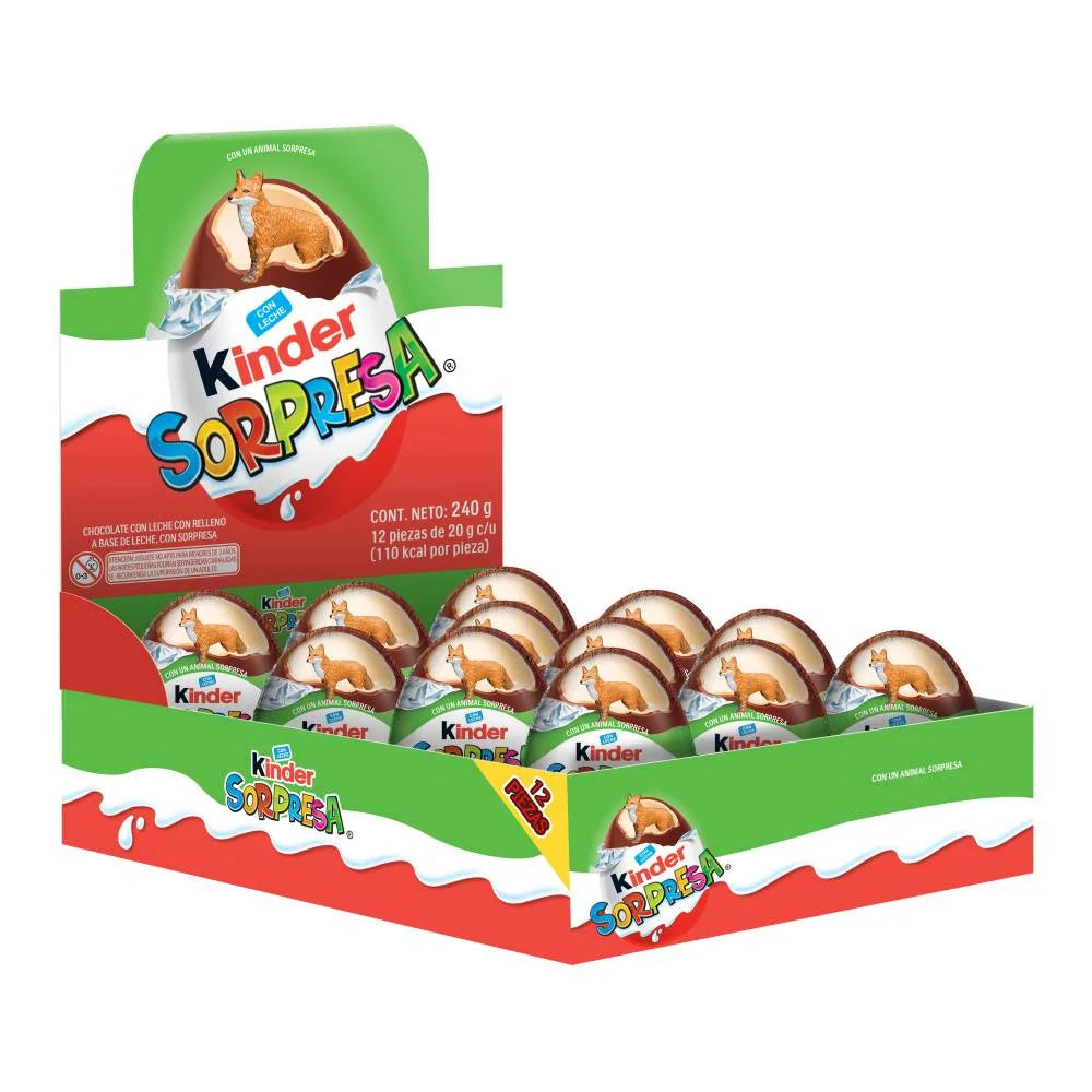 Huevito Kinder Animal Sorpresa 20g (Mexico)