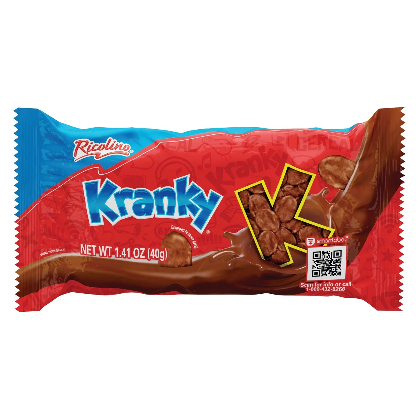 Ricolino Kranky Corn Flakes with Chocolate 10pck x 40g (Mexico)