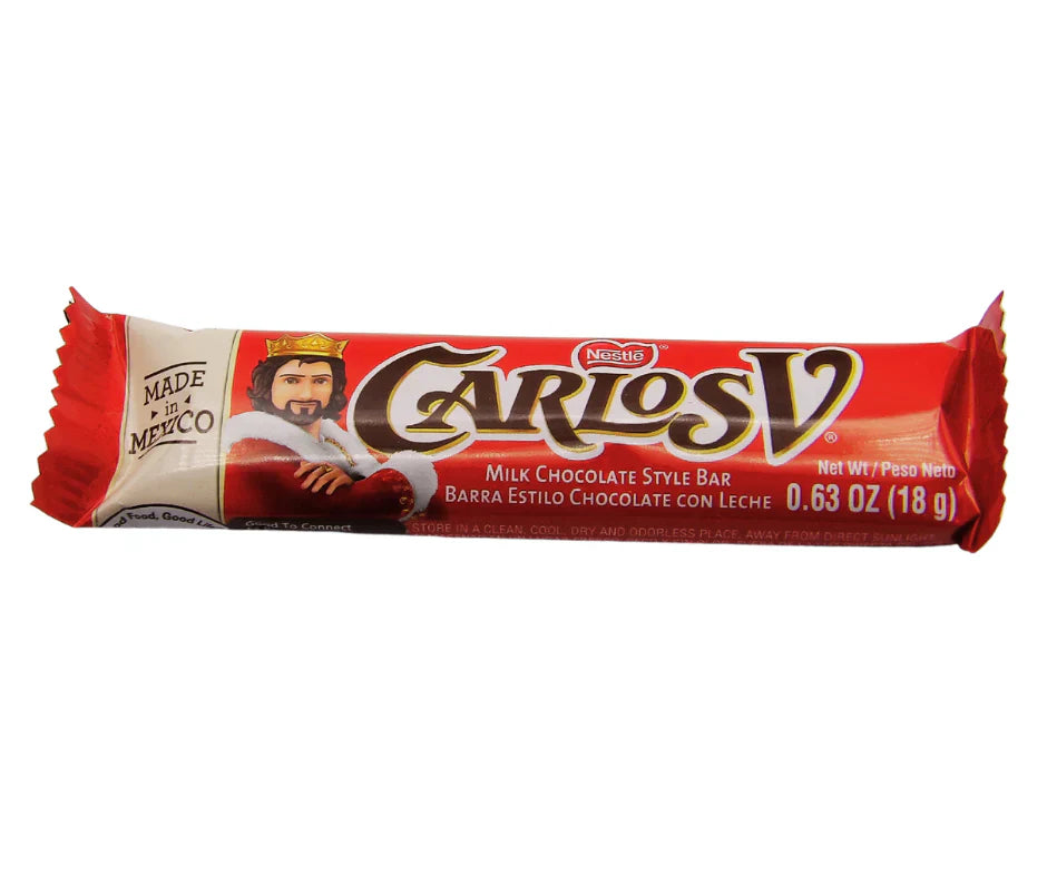 Nestle Carlos V Milk Chocolate Bar 32pck x 18g (Mexico)
