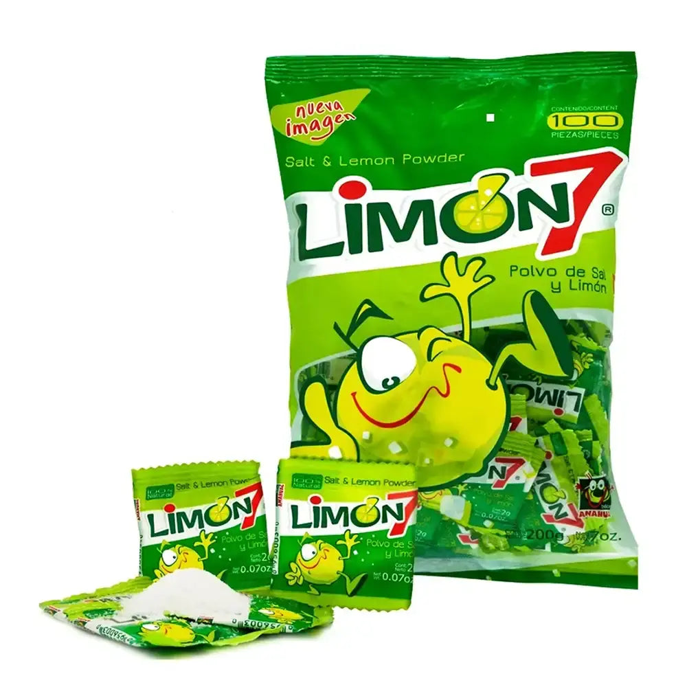 Anahuac Limon 7 Salt & Lemon Powder 100pc Bag (Mexico)