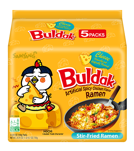 Buldak Cheese Ramen 5pck (Korea)