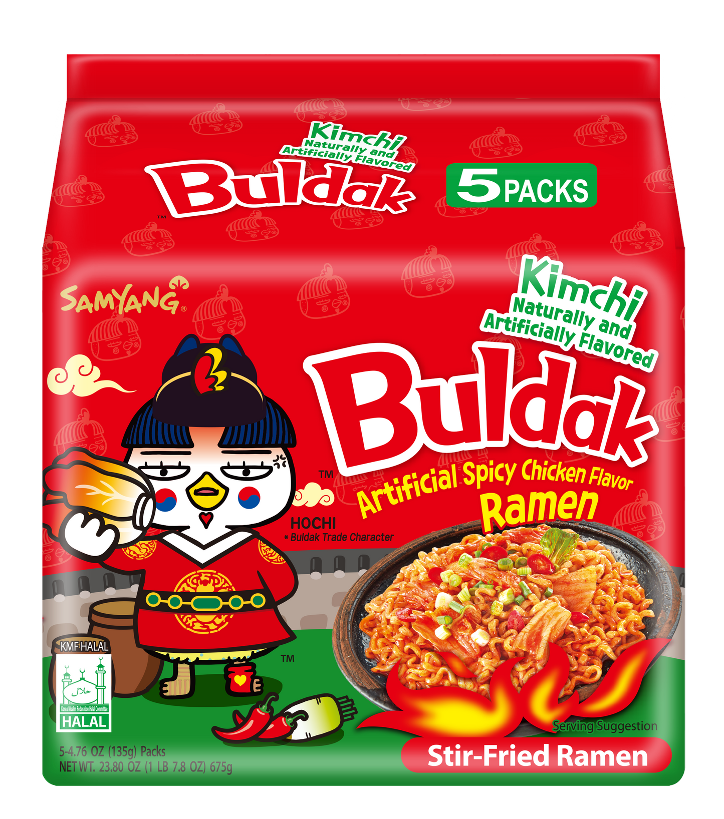 Buldak Kimchi Ramen 5pck (Korea)