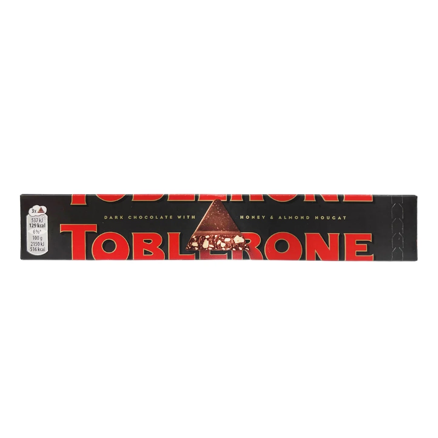 Toblerone Dark Chocolate With Honey & Almond Nougat (Switzerland)