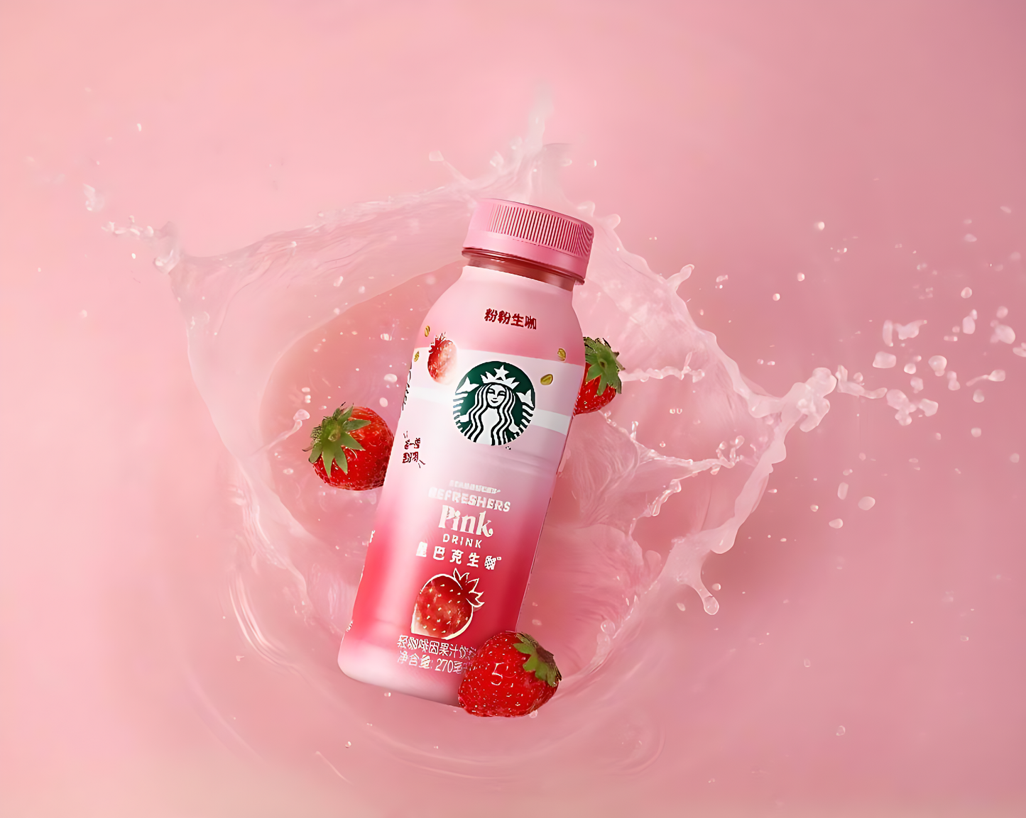 Starbucks Coffee Drink Strawberry 270ml (China)