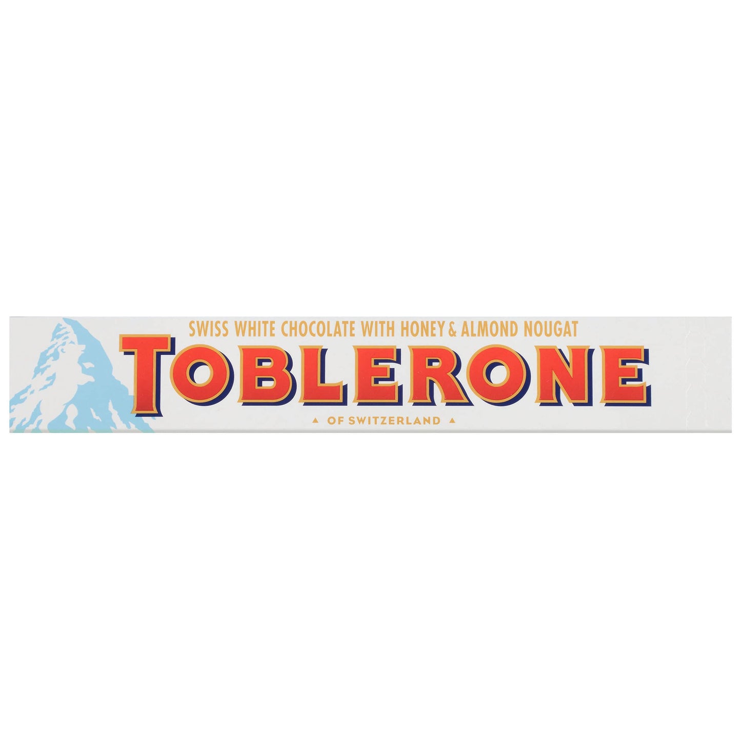 Toblerone White Chocolate With Honey & Almond Nougat (Switzerland)