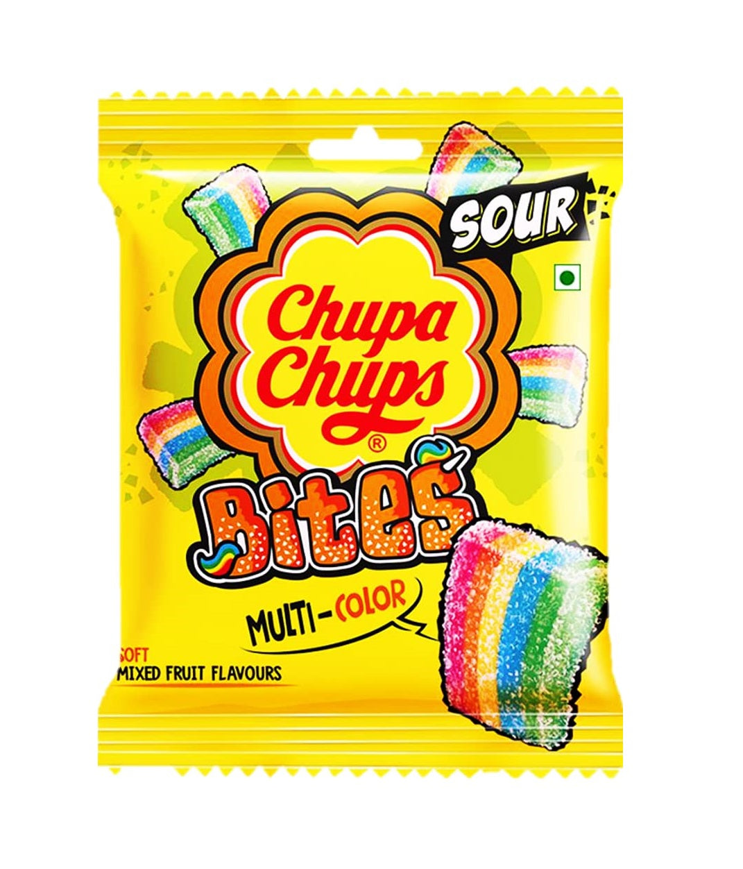 Chupa Chups Mini Sour Bites - Multi Color 22g (India)