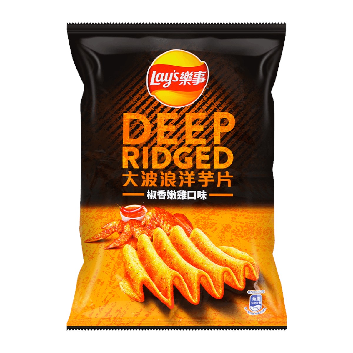 Lay's Chips Deep Ridge Pepper Chicken 1.9oz (China)