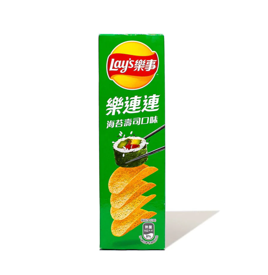 Lays Stax Seaweed Sushi 60g (Taiwan)