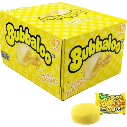 Bubbaloo Chewing Gum Banana 47pcs (Mexico)