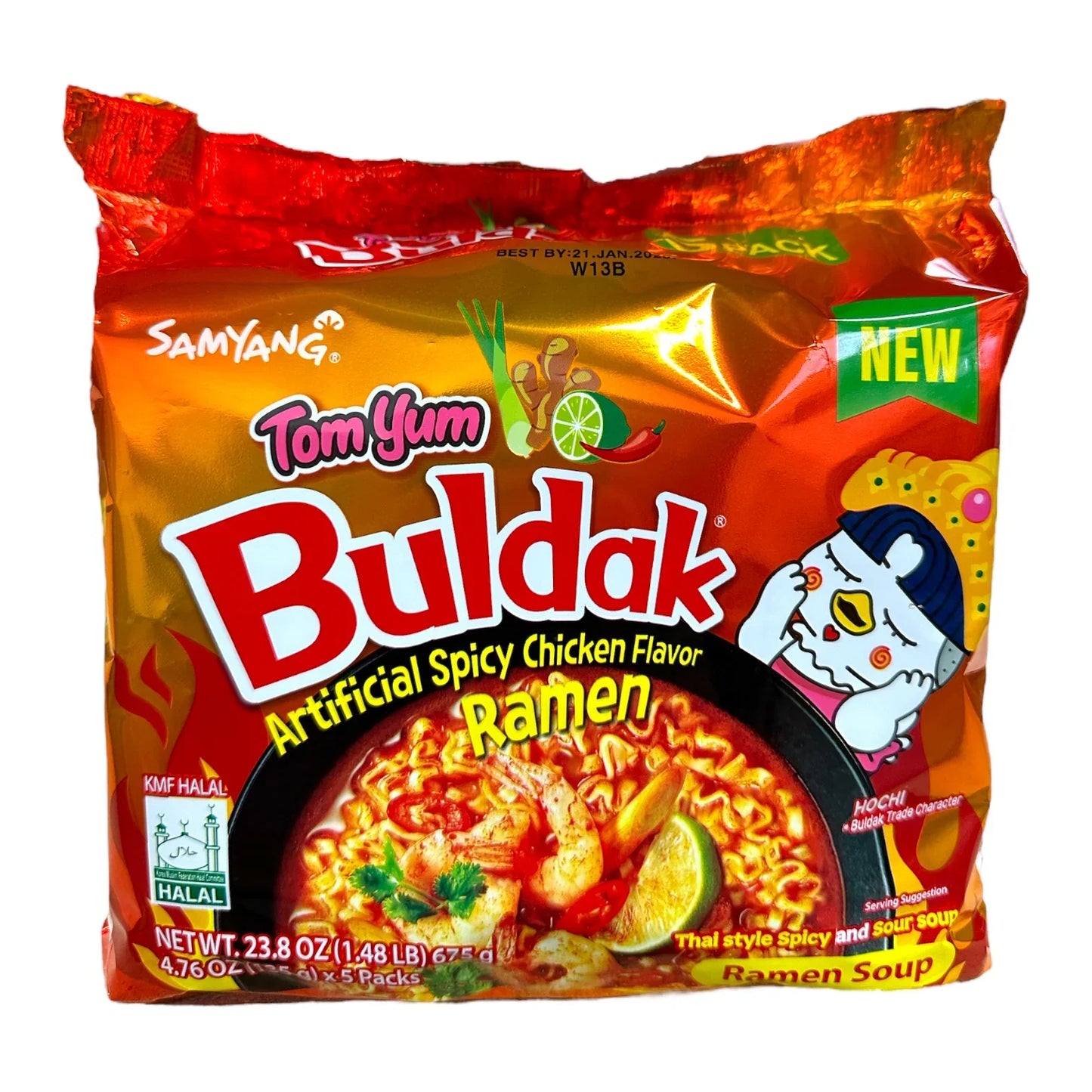 Buldak Spicy Chicken Ramen TomYum 5pck (Korea)