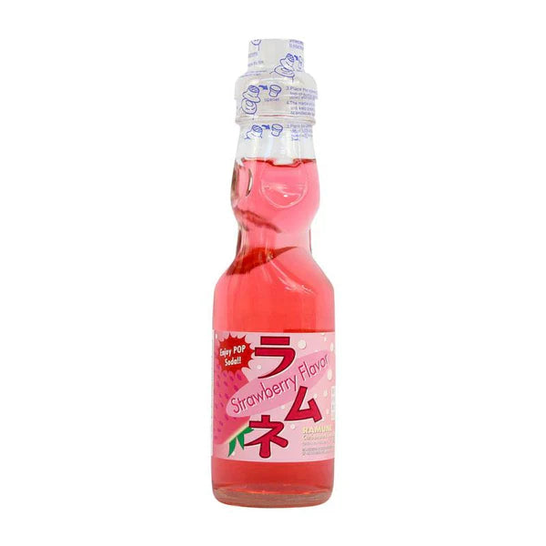 Fuji Soda (Ramune) Strawberry 200ml (Japan)