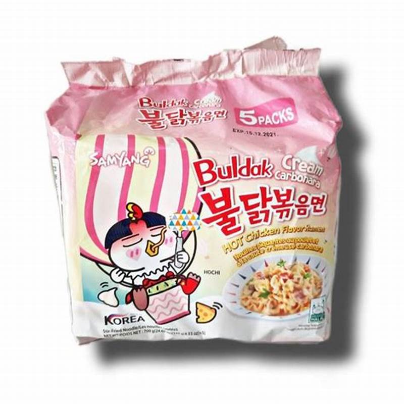 Buldak Spicy Chicken Cream Carbonara Ramen 5pck (Korea)
