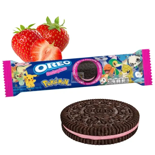 Oreo Pokemon Strawberry Cream Cookies (Indonesia)
