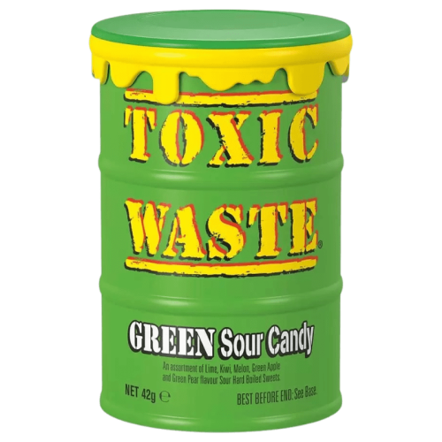 Toxic Waste Green Ultra Sour Candy Drum (USA)