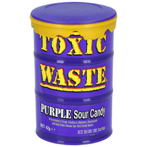 Toxic Waste Purple Ultra Sour Candy Drum (USA)