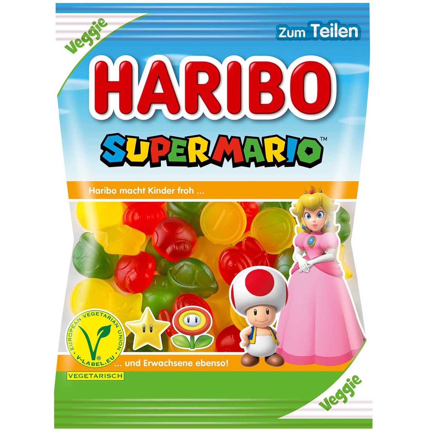 Haribo Super Mario Veggie 175g (Germany)