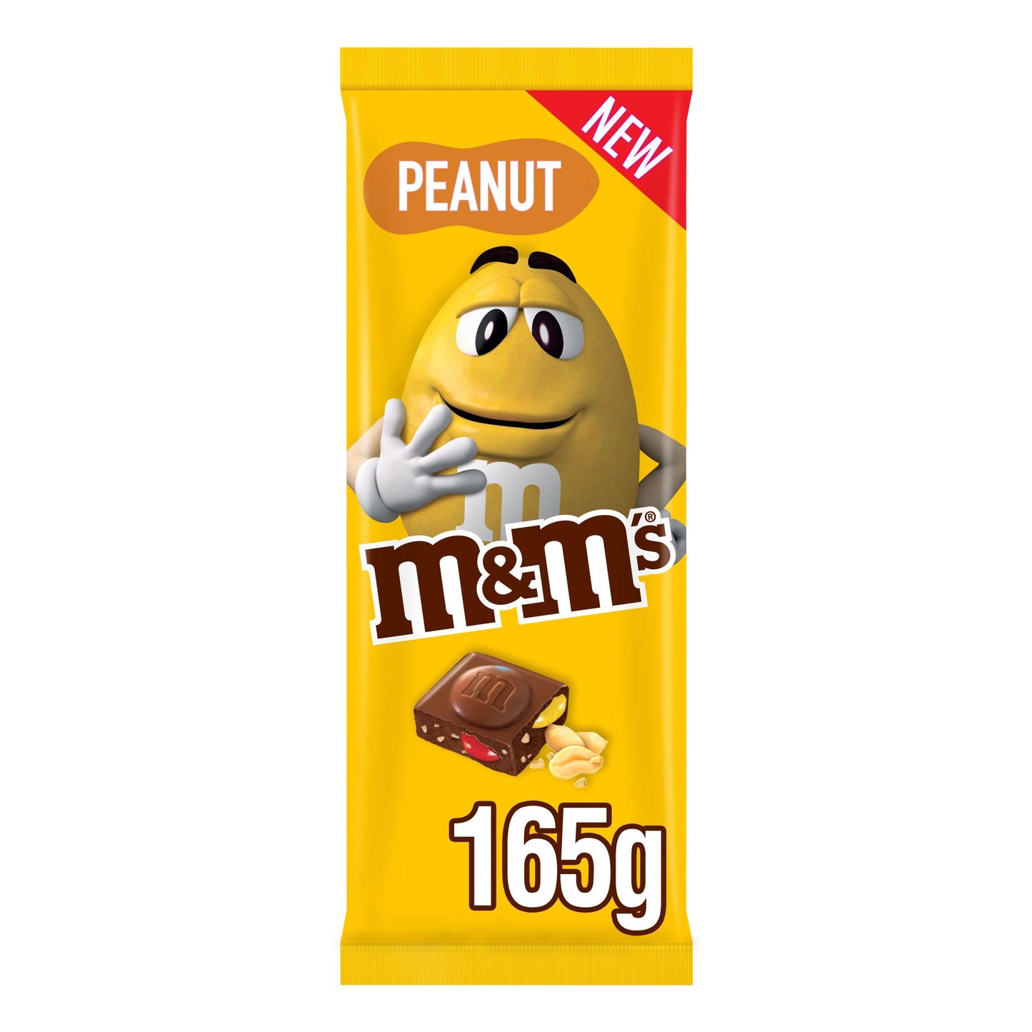 M&M's Peanut Chocolate Bar 165g (UK)