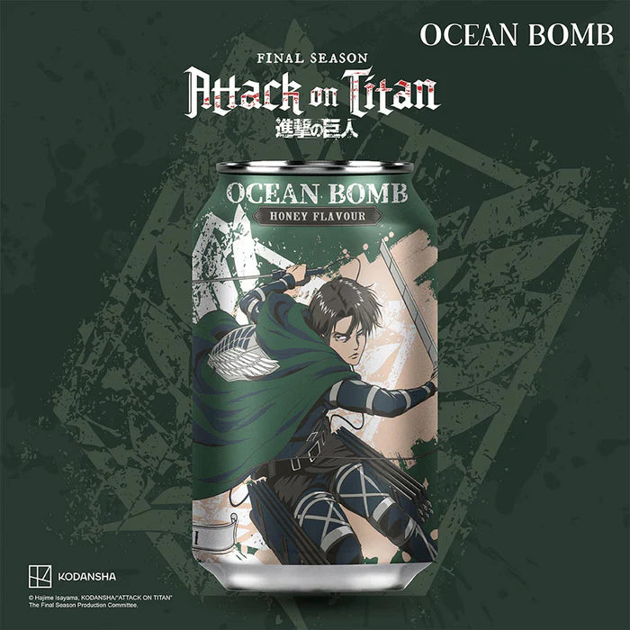 Ocean Bomb - Attack on Titan Honey Flavor 330ml (Taiwan)