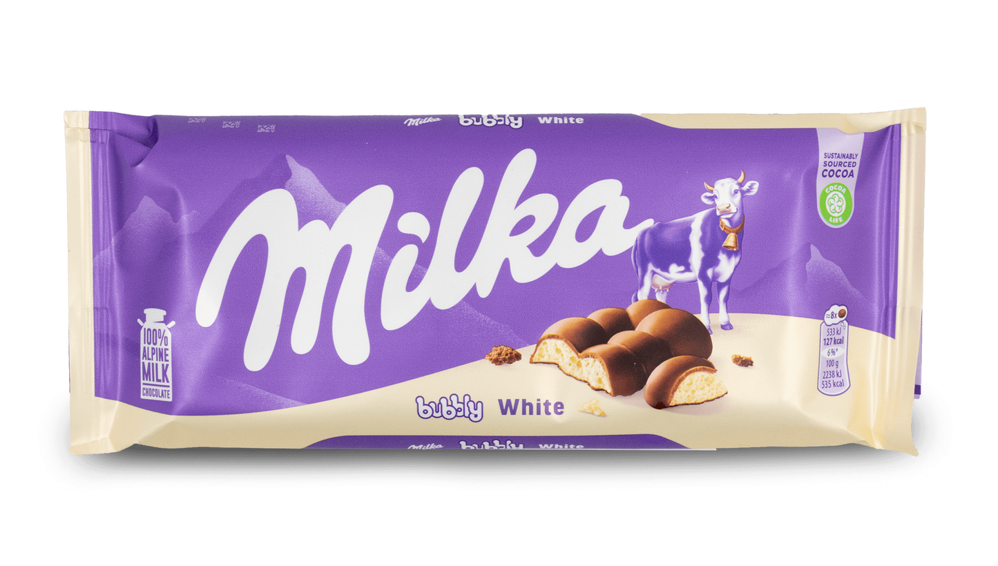 Milka Bubbly White 95g (Germany)