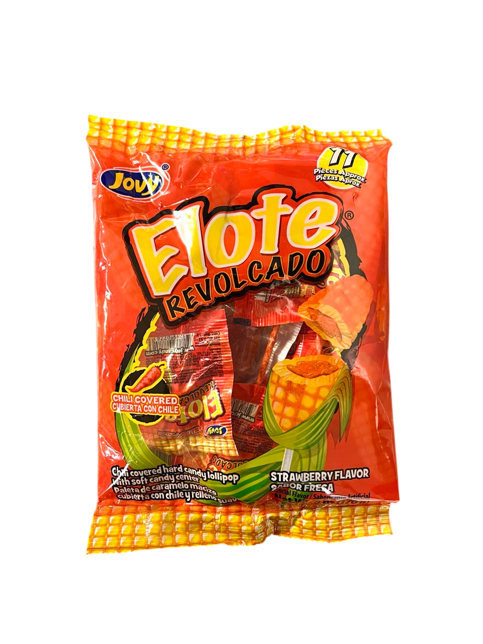Jovy Elote Revolcado Chili Covered Lollipops 170g (Mexico)