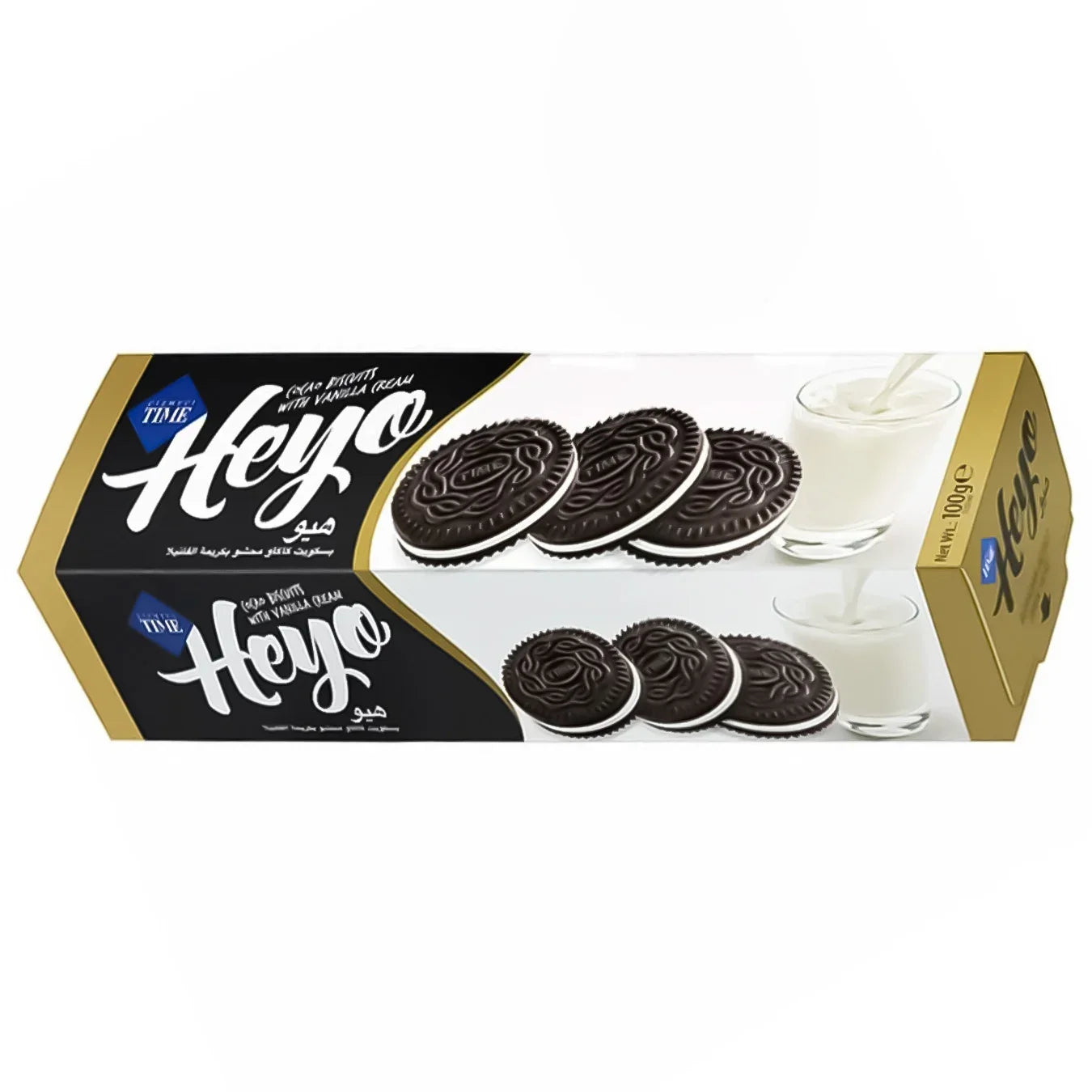 Cizmeci Time Heyo Cocoa Biscuits with Vanilla Cream 100g (Turkey)