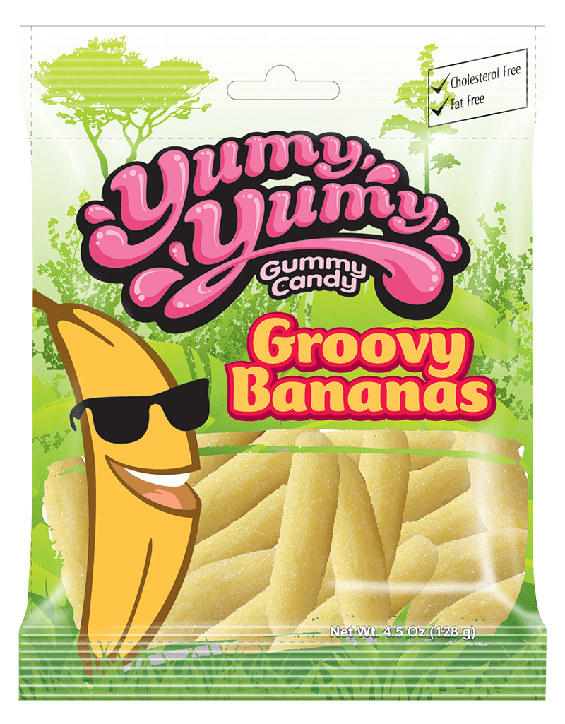 Yumy Yumy Gummy Candy Sweet Groovy Bananas (Turkey)