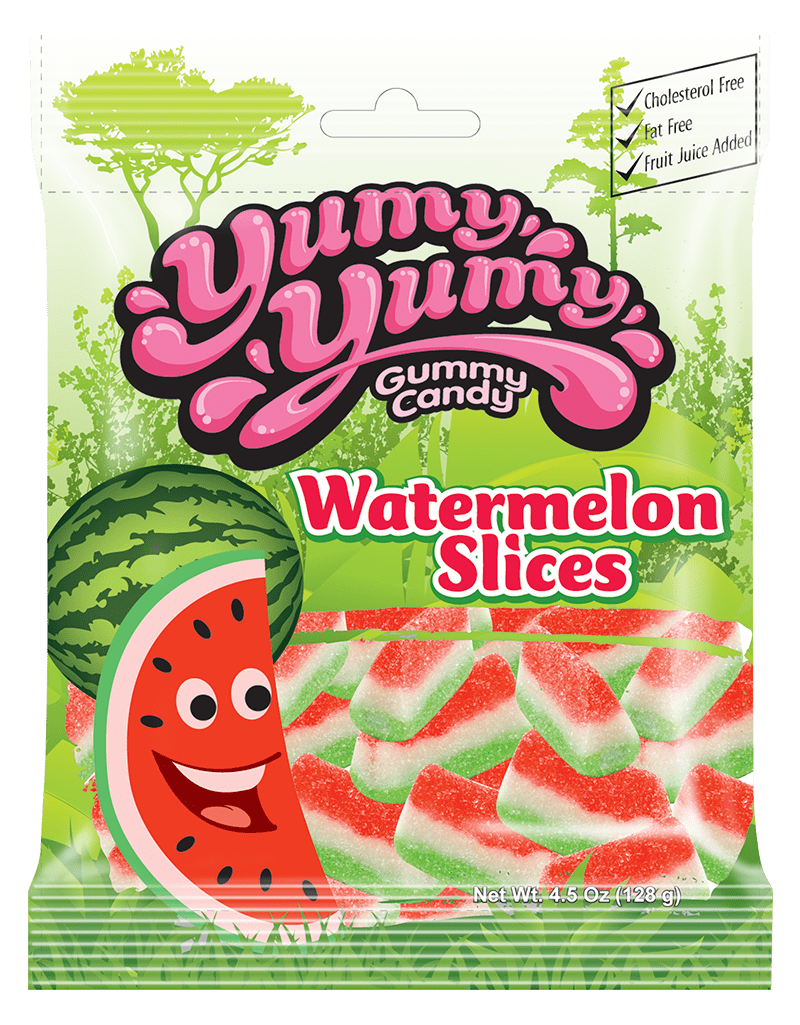 Yumy Yumy Gummy Candy Sweet Watermelon Slices (Turkey)
