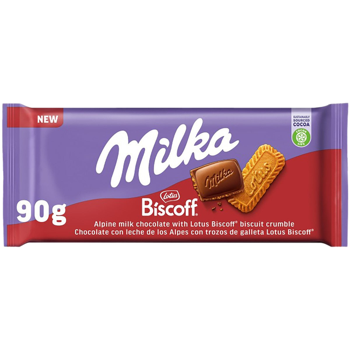 Milka Lotus Biscoff Chocolate 90g (Germany)