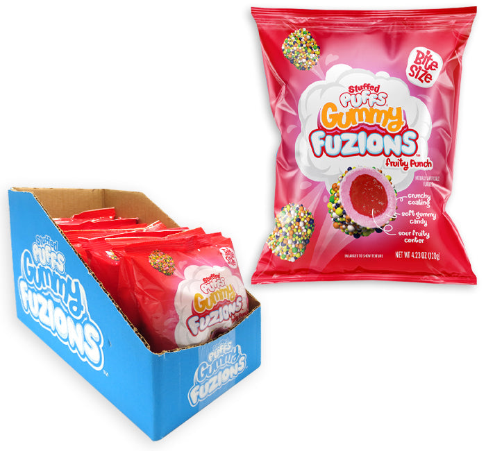 Stuffed Puffs Fuzions Gummy Fruity Punch 120g (United States)
