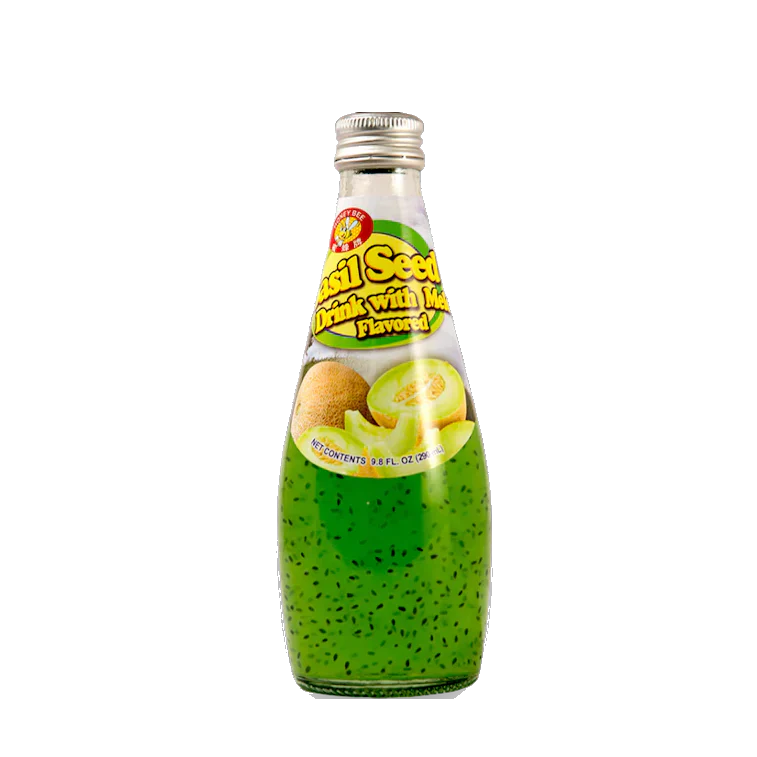 Honey Bee Basil Seed Melon Flavor 290ml (Thailand)