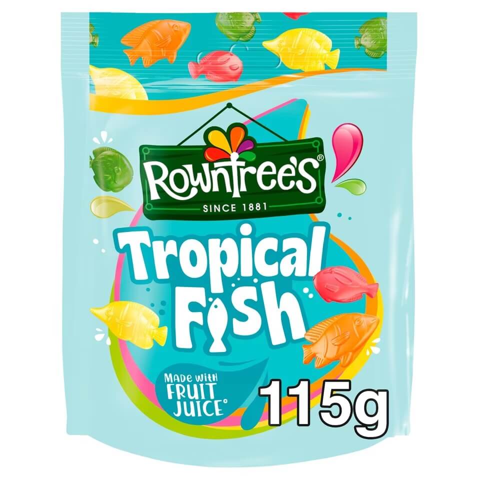 Rowntree's Tropical Fish Pouch 115g (UK)