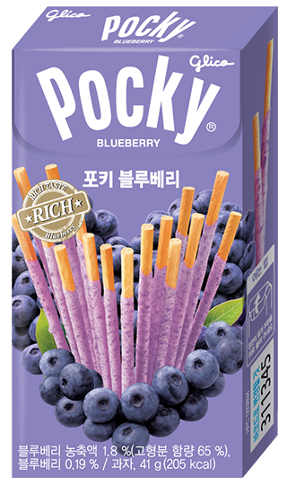Glico Pocky Blueberry Biscuit Stick - 41g (Korea)
