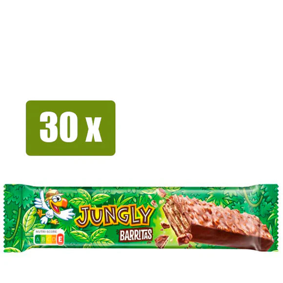 Nestle Jungly Barritas Wafers 34g (Spain)