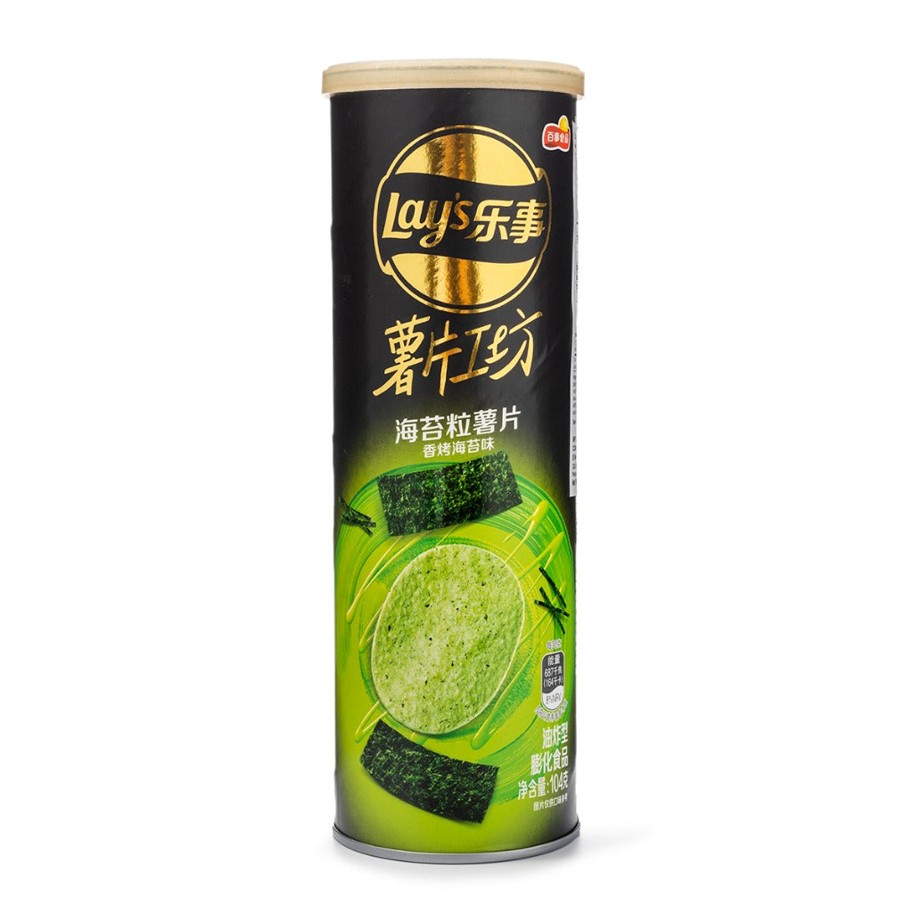 Lays Stax Roasted Seaweed 90g (China)