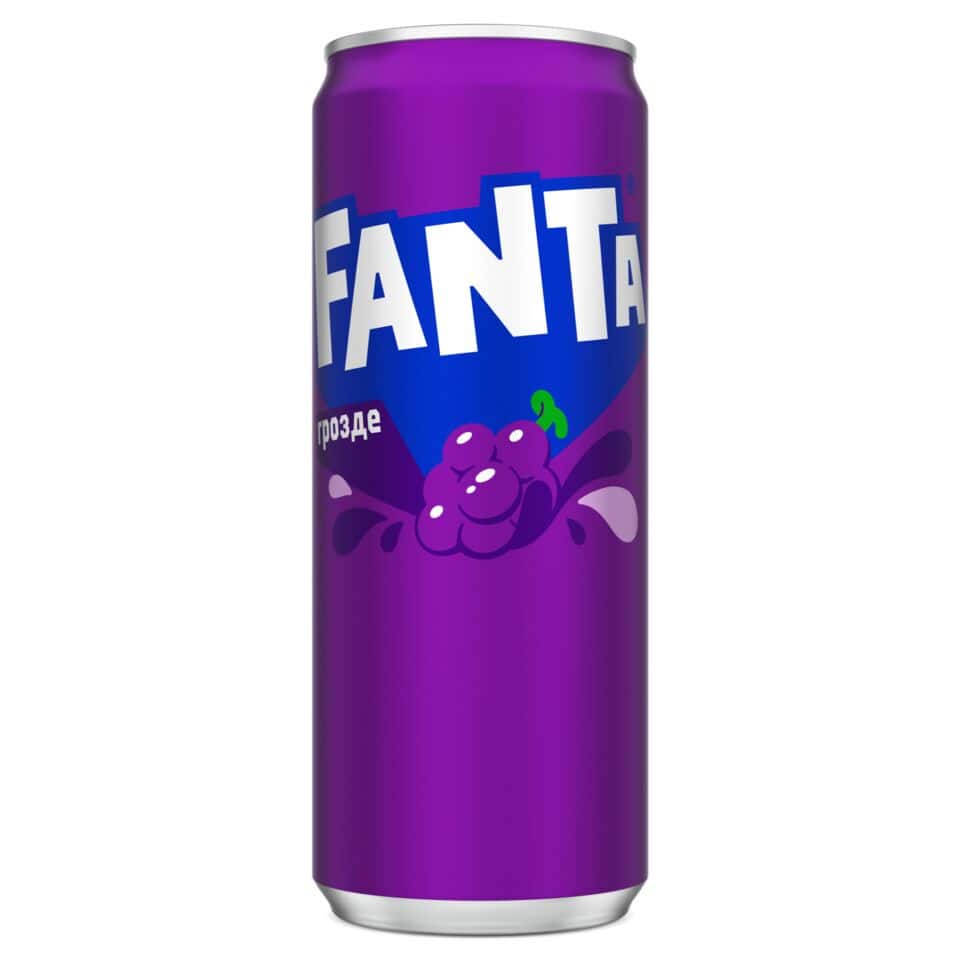 Fanta Grape 330ml Can (Bulgaria)