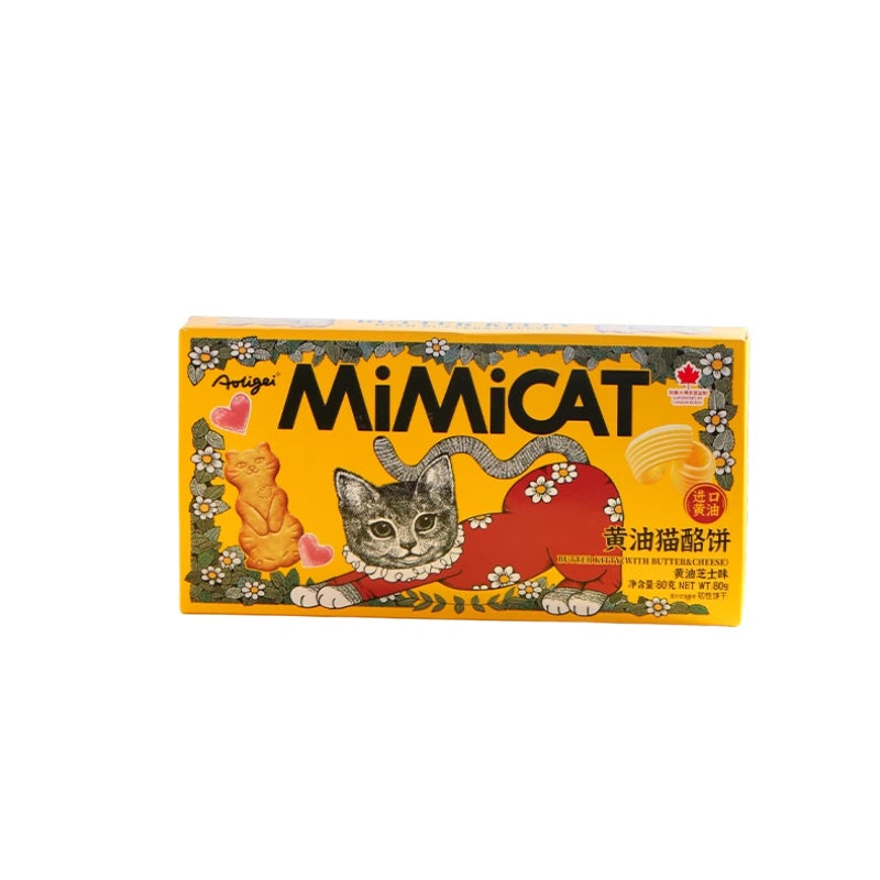 MiMiCAT Butter & Cheese Cookies 80g (China)