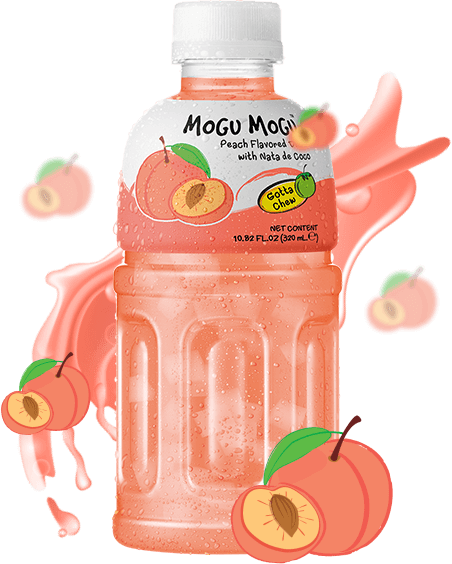 Mogu Mogu Peach Nata de Coco 320ml  (Thailand)