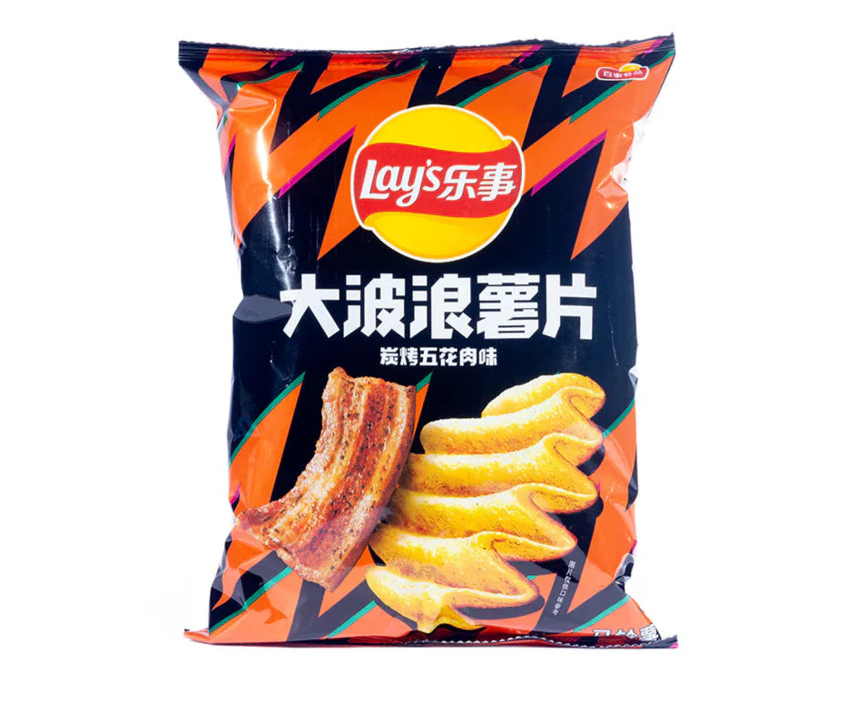 Lay's Wavy Grilled Pork Belly 70g (China)