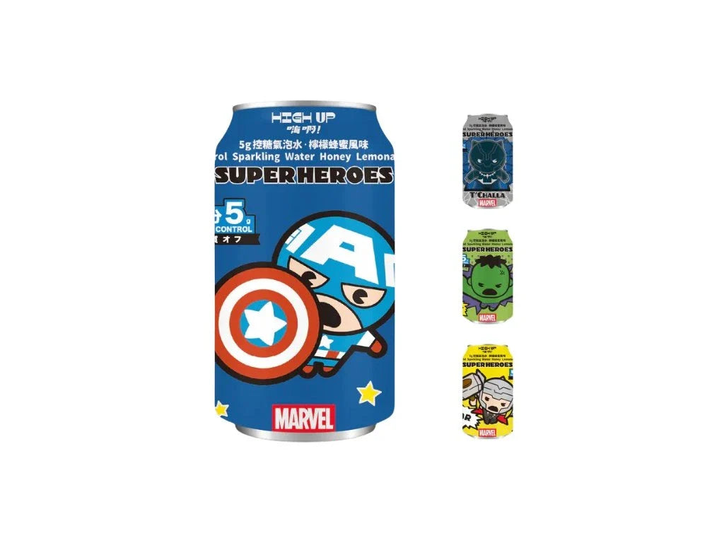Marvel Chibi Edition Honey Lemon Soda 330ml (Taiwan)