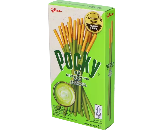 Glico Pocky Milk Matcha Stick 27g (Taiwan)