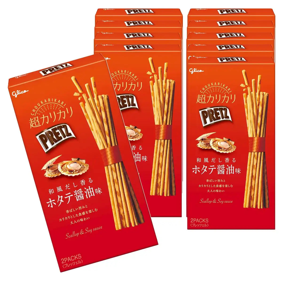 Glico Pretz Scallop Soy Sauce 55g (Japan)