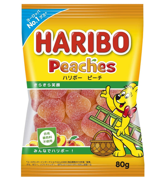 Haribo Peaches 80g (Japan)