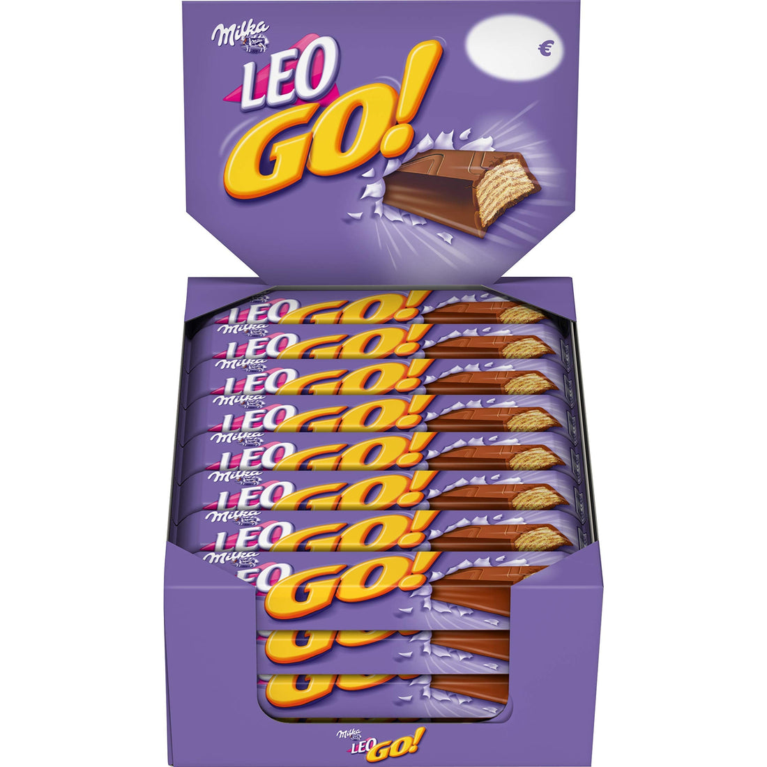 Milka Leo Go! Chocolate Wafer 48g (Germany)
