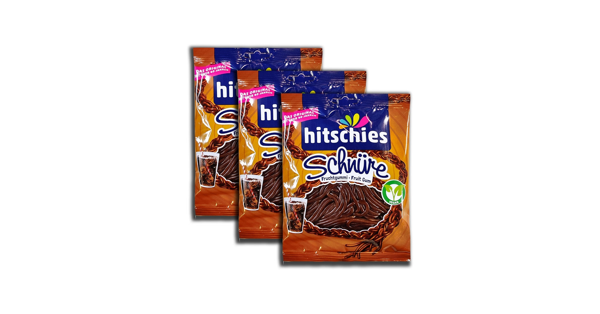 Hitschies Schnure Cola Fruit Strings 125g (Germany)