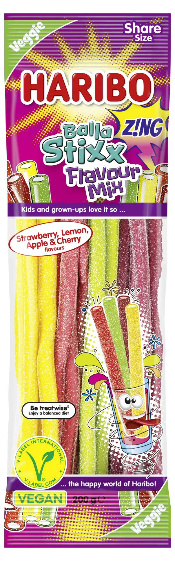 Haribo Balla Stixx Fruity Mix 175g (Germany)