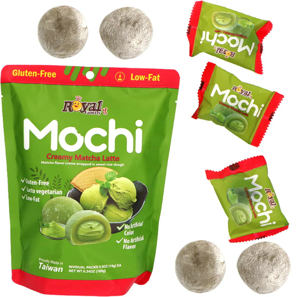 Royal Family Creamy Matcha Latte Mochi 180g (Taiwan)