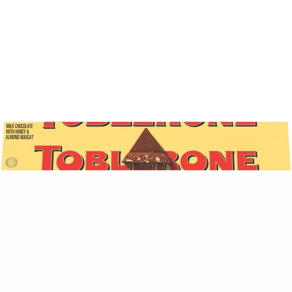 Toblerone Milk Chocolate with Honey & Almond Nougat (Switzerland)