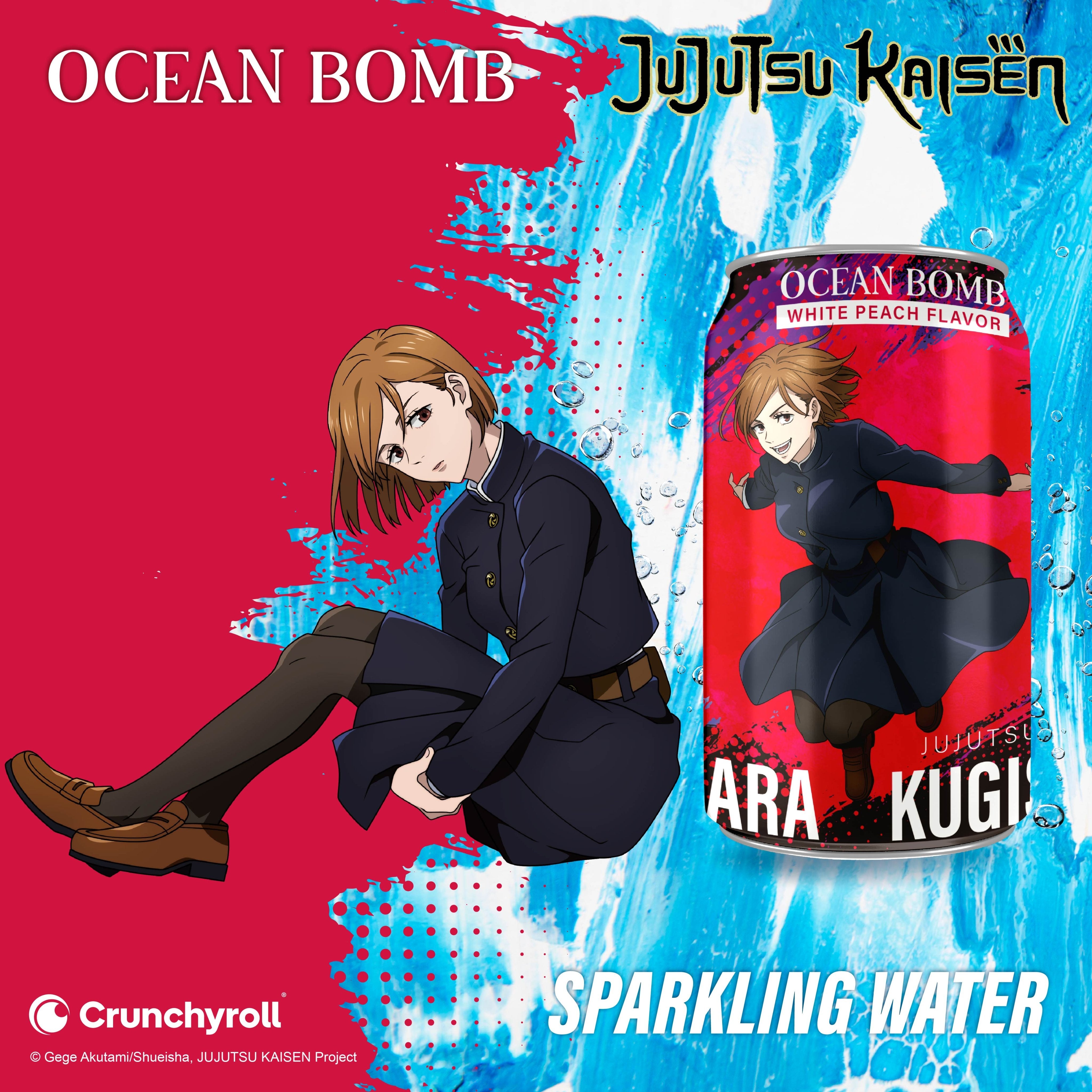 Ocean Bomb - Jujutsu Kaisen White Peach Soda 330ml (Taiwan)