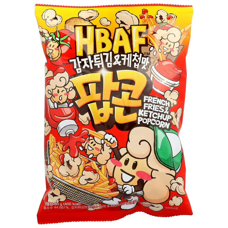 HBAF- French Fries & Ketchup Popcorn 80g (Korea)