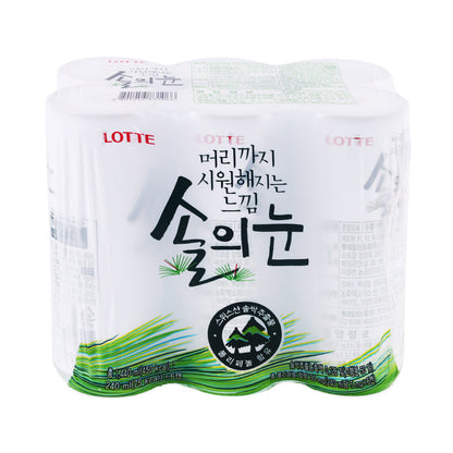 Lotte Pine Bud Drink pack of 6x240ml (Korea)